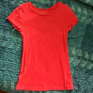 Ann Taylor Salmon Colored T-Shirt- Size XS